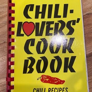 Vtg Chili Lovers Cookbook